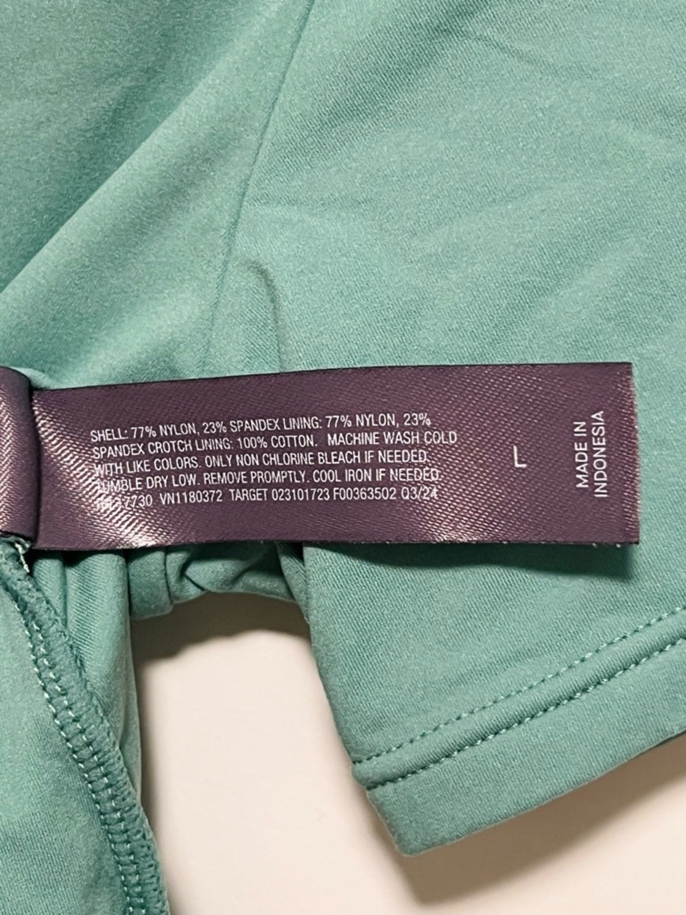 Auden Green Short Sleeve Luxury Bodysuit - Picture 5 of 5